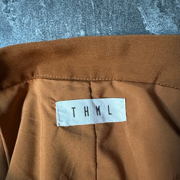 THML Rust Orange Mini Circle Skirt Size S - Picture 3 of 3